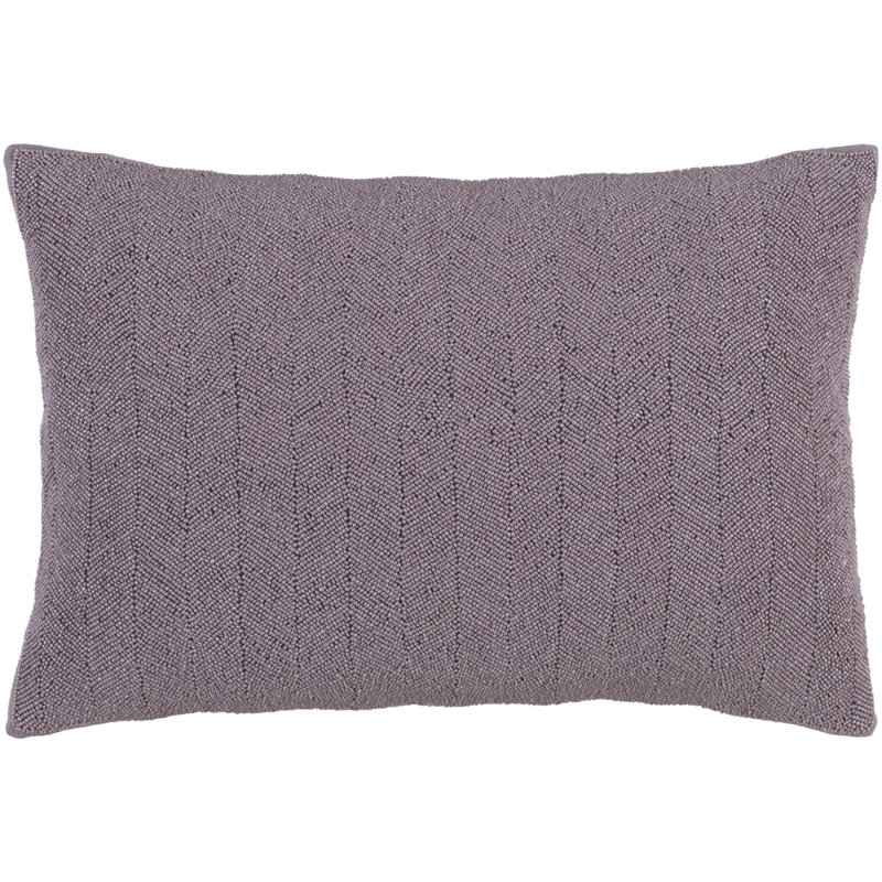 Coussin en coton Goggins, Mauve, Polyester / bourre de polyester