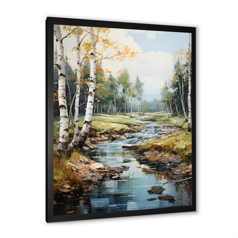 Azavion Serenity Falls II - reproduction, Cadre photo noir, H 20 po x l 12 po x P 1 po