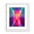 Cadre photo blanc mat