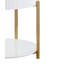 Table de bout Daveigh White High Finish & Gold Finish