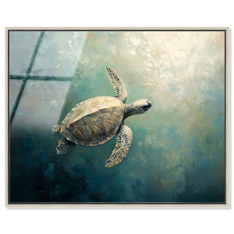 «Natation de natation II», reproduction murale encadrée par Art Remedy, cadre argenté, 30 x 24, H 31 po x l 25 po