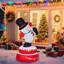 Décoration de Noël gonflable lumineuse de 4,8 pi avec moteur de Noël