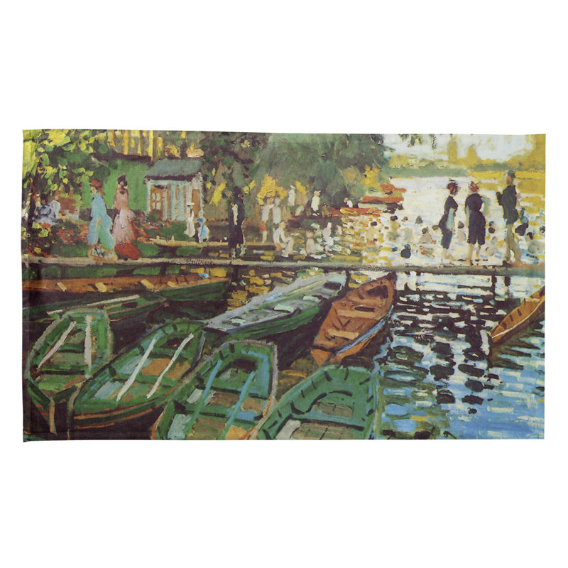 Serviette de bain à la grenouillere à thé, Polyester sergé