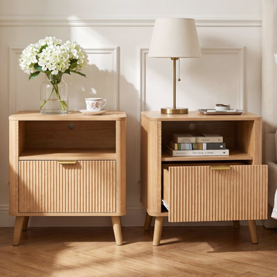 50cm W Bedside Table