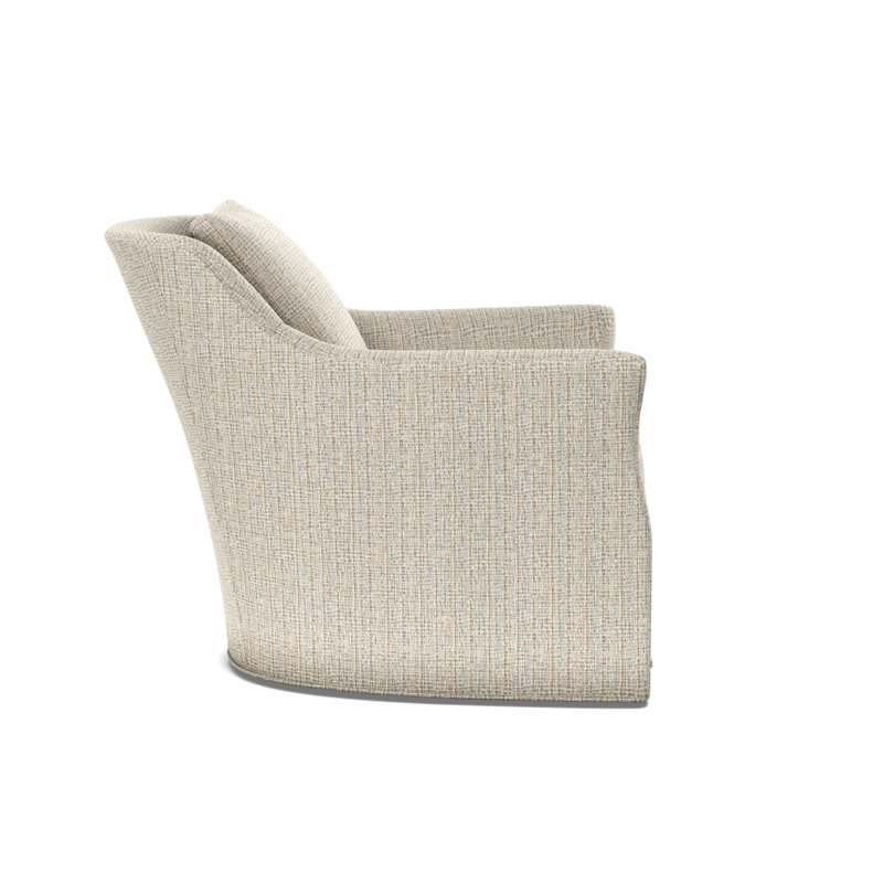 Arcadia Flared Arm Swivel Glider, Steady Fog