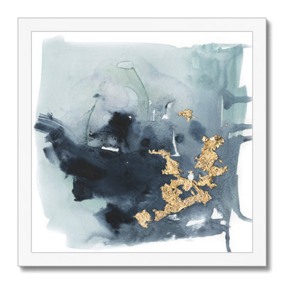 Cerulean & Gold I 1 Piece Wall Art