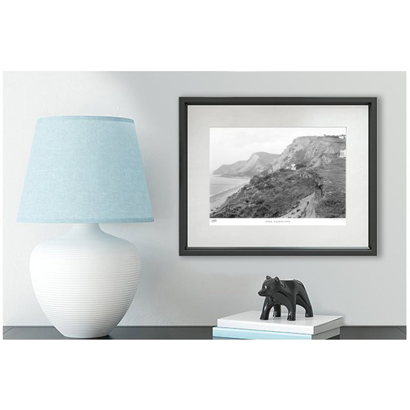 Eype, Cliffs 1912 by Francis Frith - Single Picture Frame Print, 60cm H x 80cm W x 2.3cm D