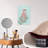 Whimsical Seahorse Ocean Playful Whimsical Contemporary Seahorse Horse Ocean Plant Wall Art-1824585130