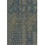 Tapis géométrique rectangulaire tissé à plat en polyester bleu / beige Karragullen-1359267869