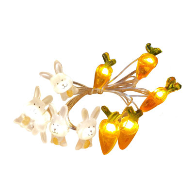 Easter LED Lights 10 Lights 3.28 Feet Battery For Decoration