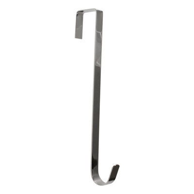 Porte-couronne 13,5 "argenté brillant au-dessus de la porte