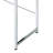 Tennos White & Chrome Finish Writing Desk