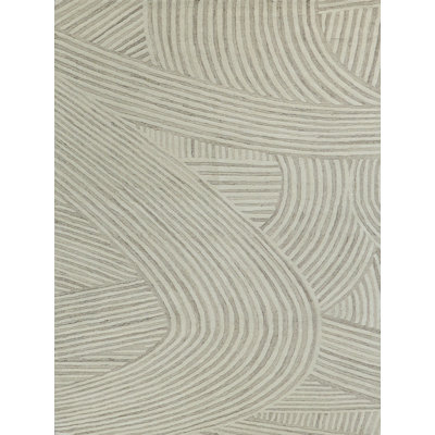 Entro Handmade New Zealand Wool Beige/Ivory Area Rug