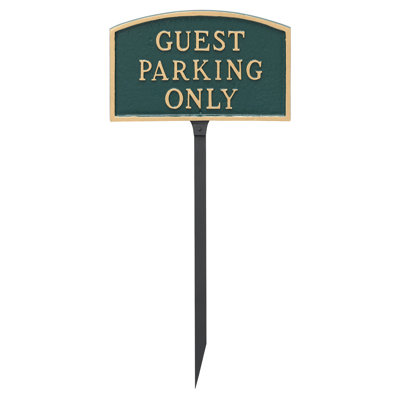 Guest Parking Only Statement Garden Sign