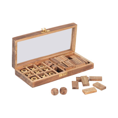 Classic Games 3-in-1 Tabletop Game Set