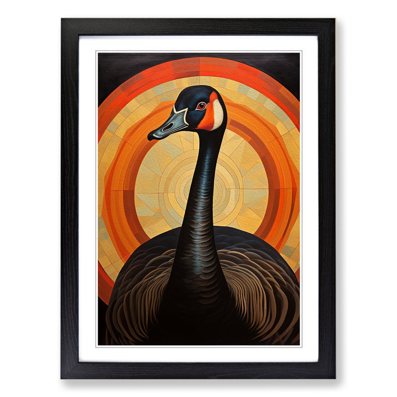 Goose Art Deco - Framed Print