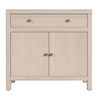 Celine 2-Door Solid Wood Accent Cabinet