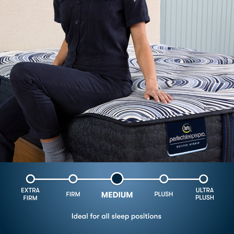 Perfect Sleeper Pro Dublin Medium 14" Latex Hybrid Mattress, Twin XL