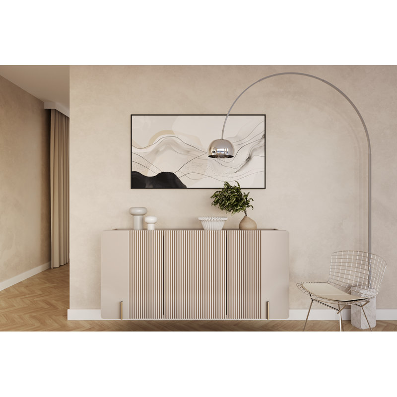 Colner 150cm Sideboard, Gold/Beige