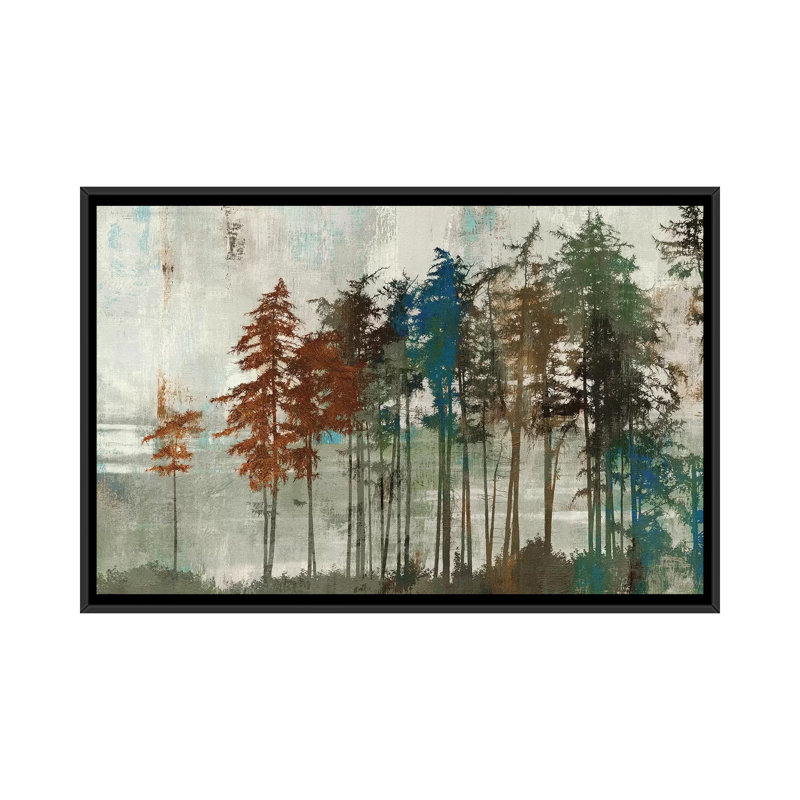 Aspen par Pl Studio - impression sur toile tendue, H 18 po x l 26 po, Toile encadrée, Noir