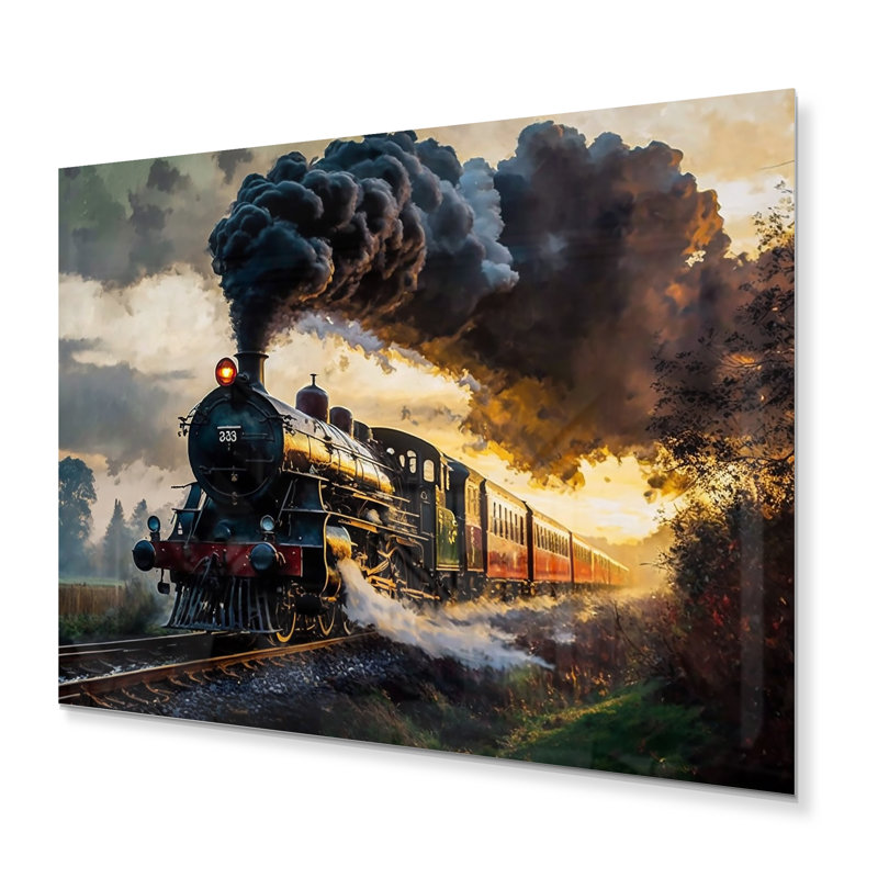 Ulises Ulises Train On, impression sur métal, H 30 po x l 40 po