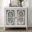 White Console Table With 2 Doors