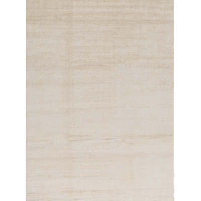 Tapis ivoire noué à la main de haute qualité