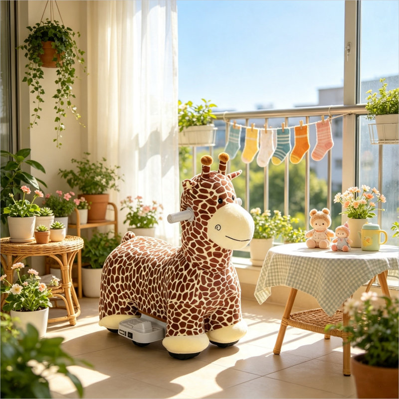 Housse de coussin en peluche pour bébé