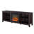 Kneeland 70" Open Storage TV Stand with Electric Fireplace-2128479282