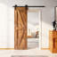 Porte en bois de pin massif non assemblé Arrow Design-132224623-132224639