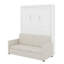 Lit escamotable double pleine grandeur avec coussin-348444493-348444483