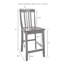 Tabouret de bar et de comptoir à siège capitonné en losange-2145297186-2136144087
