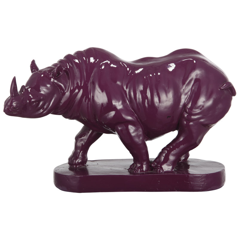 Figurine marche rhinocéros