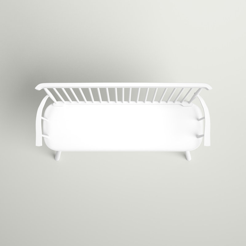 Farmhouse White Painted Solid Wood Entryway Bench