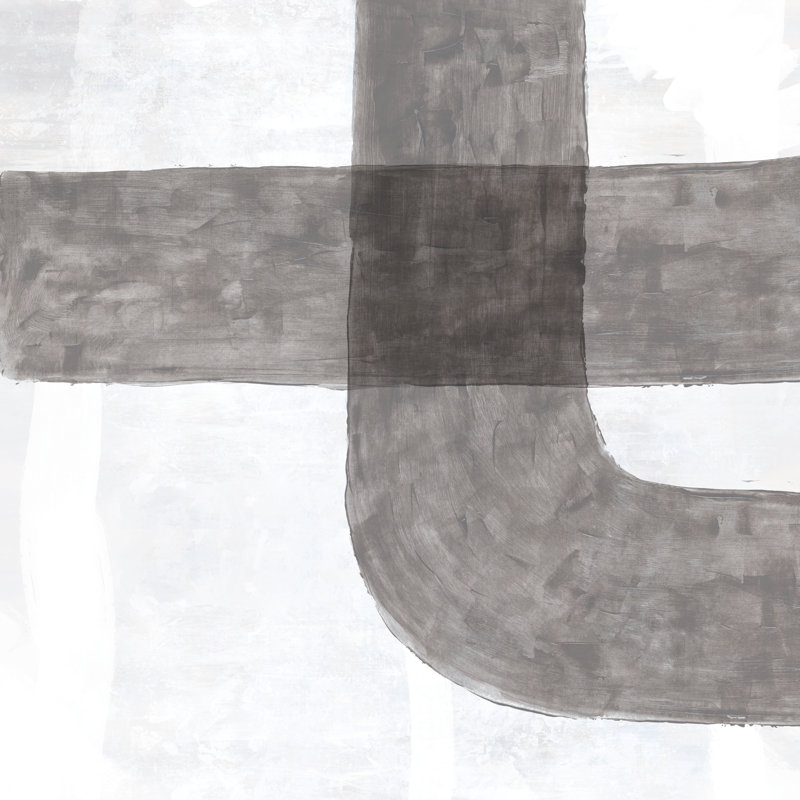 Large Blocked Shape III - Wrapped Canvas Painting, 51cm H x 51cm W x 3.8cm D