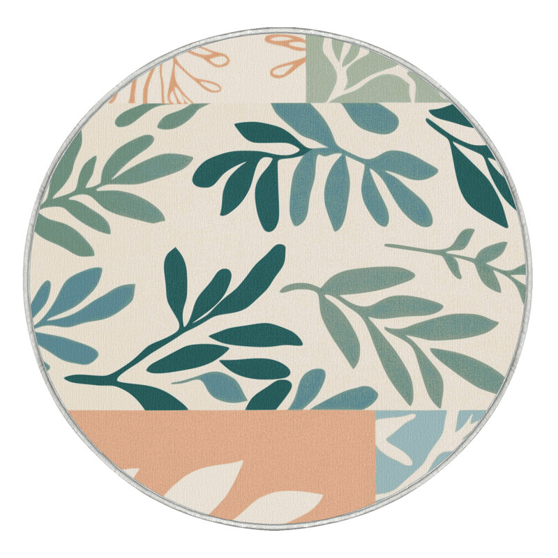 Tranquil Vines Rug, Round 8'