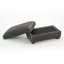 40.15cm Wide Rectangle Solid Colour Footstool Ottoman-33331690