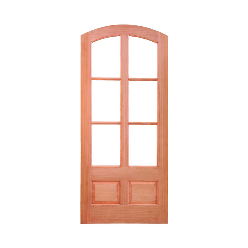 Porte d'entrée pré-suspendue en acajou brut non plaqué 36 po x 96 po Acadian Acadian, Droite / vers l'intérieur