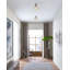 Plafonnier semi-encastré en cristal 3 lumières Transitional-986741585