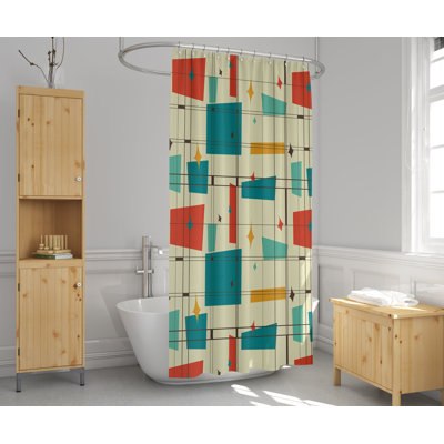 Geometric Shower Curtain
