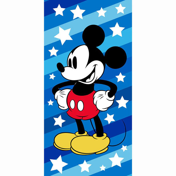 Vintage Mickey and Minnie Embroidered Kitchen Towel, Sketched Mickey Mouse  Kitchen Towel, Mickey Mouse Decor, Mickey Mouse Linens 