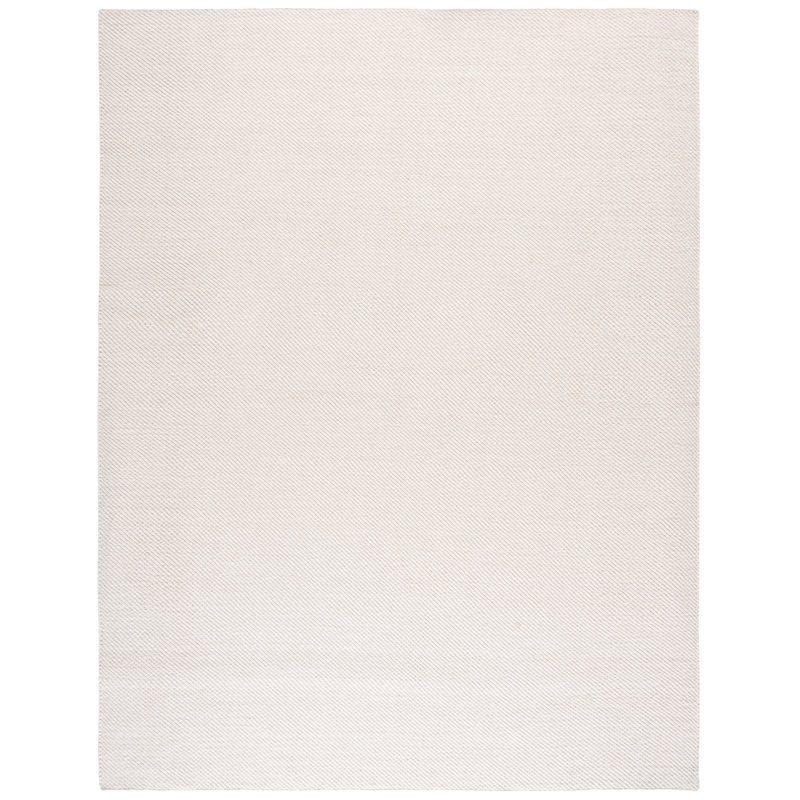 Vermont 810 Hand Woven 80% Wool; 20% Cotton Solid Color Rug, Rectangle 8' x 10'