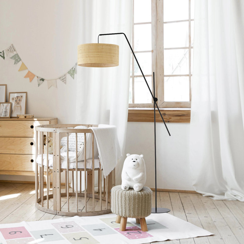 Boho 176cm Task Floor Lamp, Black