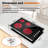 Acesidn 30 inch Electric Cooktop,Knobs Control,Warm Zone,Child Safety Lock,240V,7300W,NO Plug