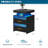 Gaelyn Sensor LED Nightstand with Ample Storage Space-1816259320