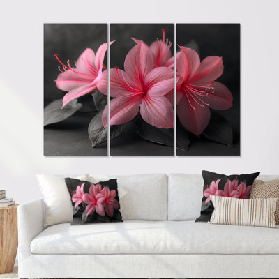 Ensemble de décoration murale rose fuchsia - fuchsia