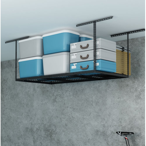 Rebrilliant Noell Overhead Garage Ceiling Mounted Rack & Reviews | Wayfair