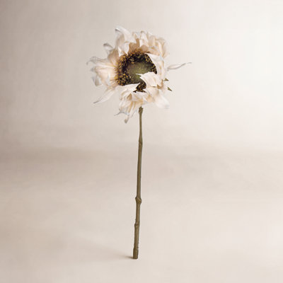 24" Artificial Sunflower Stem