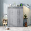 Grand lit escamotable mural, gris-1531865690