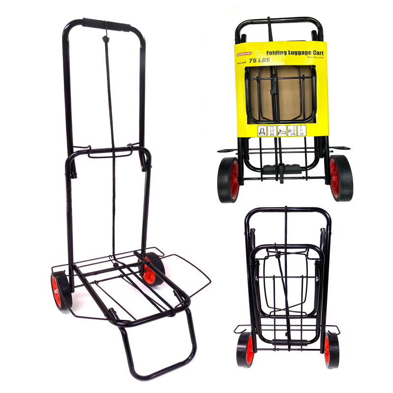 Chariot à bagages à main, H 38,75 po x l 17,5 po x P 14 po